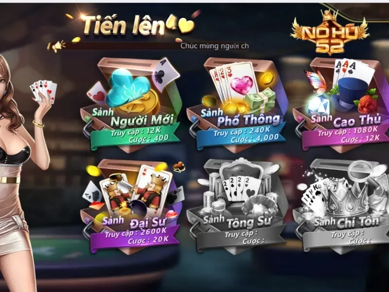 Chơi bài tiến lên hấp dẫn và đơn giản
