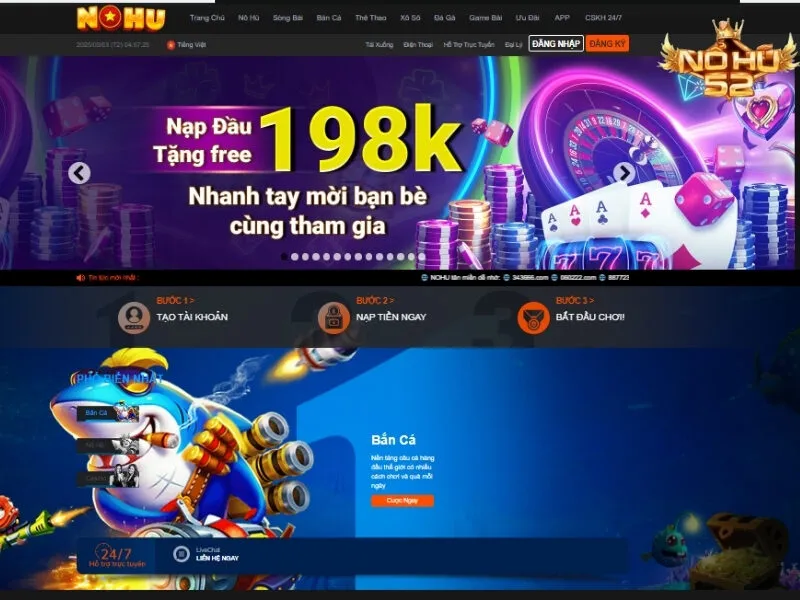 Tổng quan chung về nhà cái Nohu52 trên thị trường